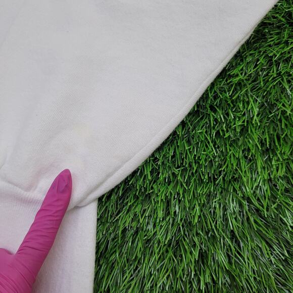 Vintage 80s Flower Heart Collared Sweatshirt Women XL 23x24 USA - Picture 3 of 13